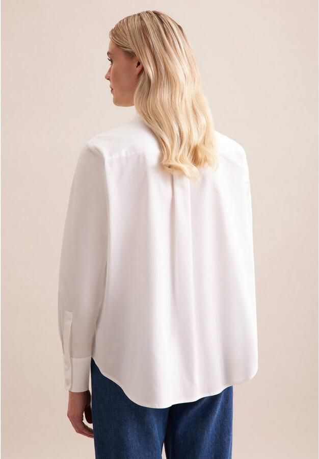 Seidensticker Overhemdblouse 1 1 kraag uni - Foto 2