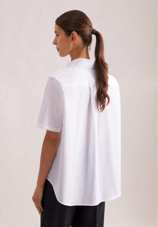 Seidensticker Overhemdblouse 1 2 kraag uni - Foto 4