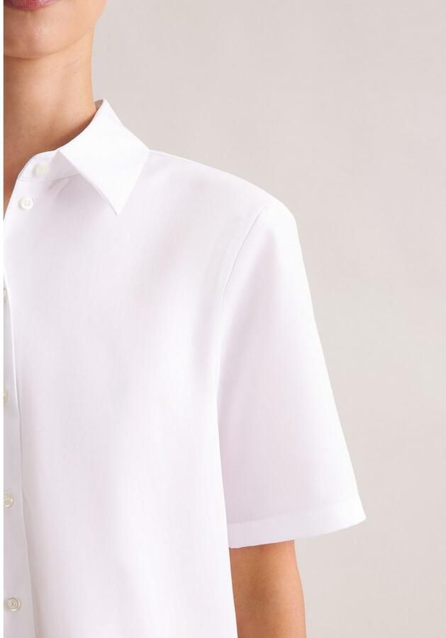 Seidensticker Overhemdblouse 1 2 kraag uni - Foto 2