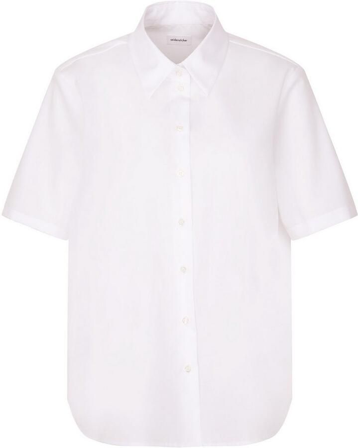 Seidensticker Overhemdblouse 1 2 kraag uni