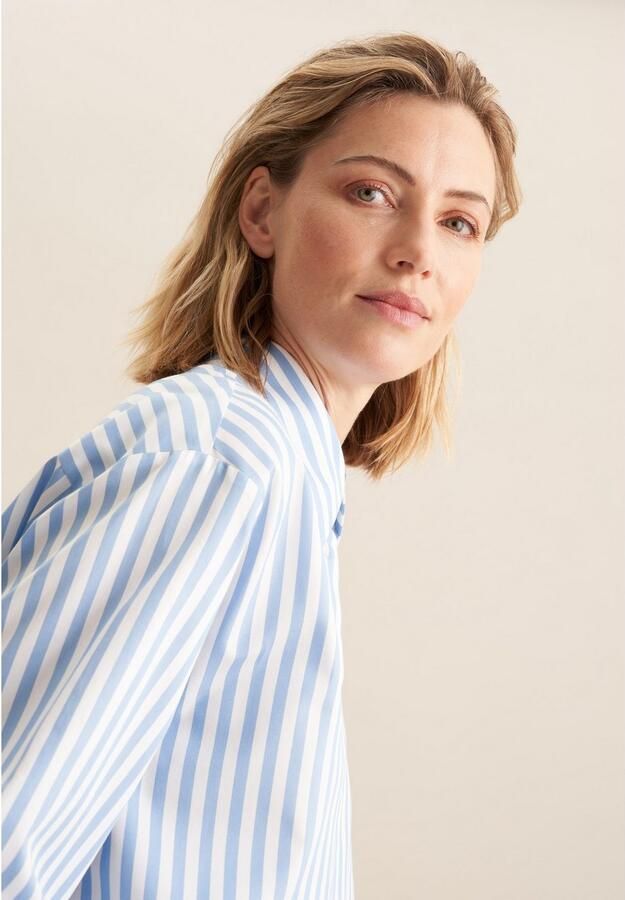 Seidensticker Overhemdblouse Kraag gestreept - Foto 5