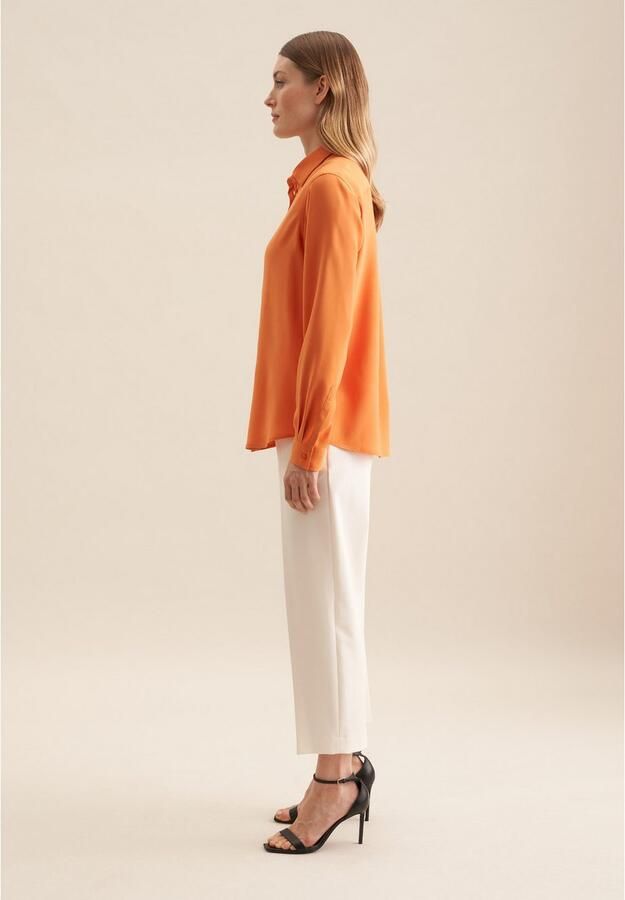 Seidensticker Overhemdblouse Lange mouwen kraag uni - Foto 5