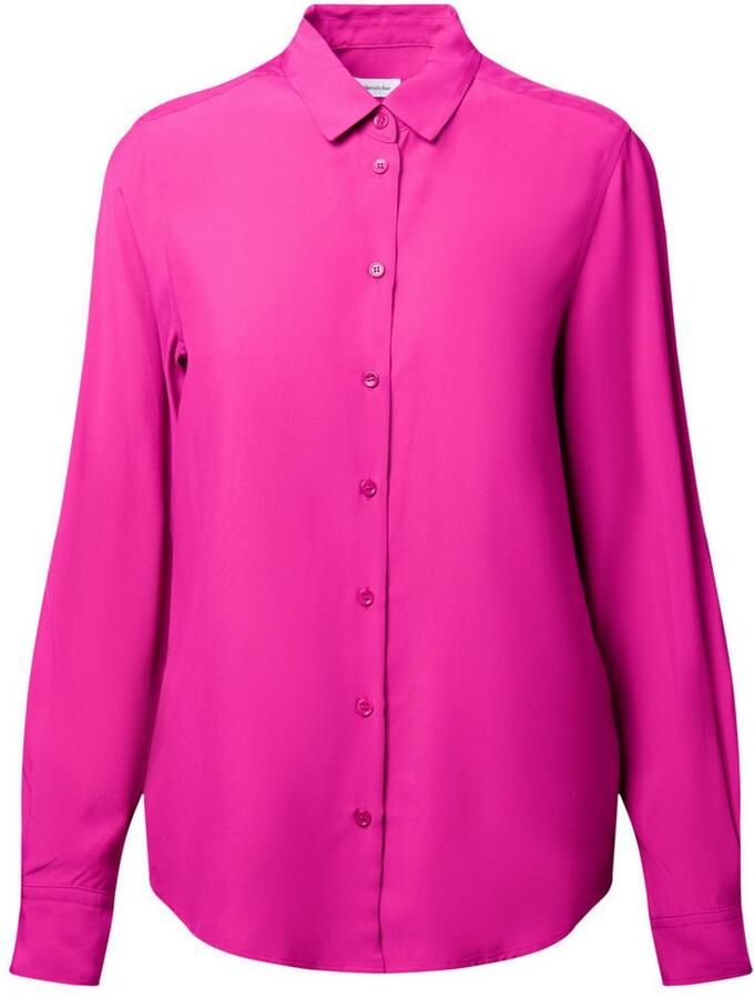 Seidensticker Regular fit overhemdblouse van viscose met deelnaden