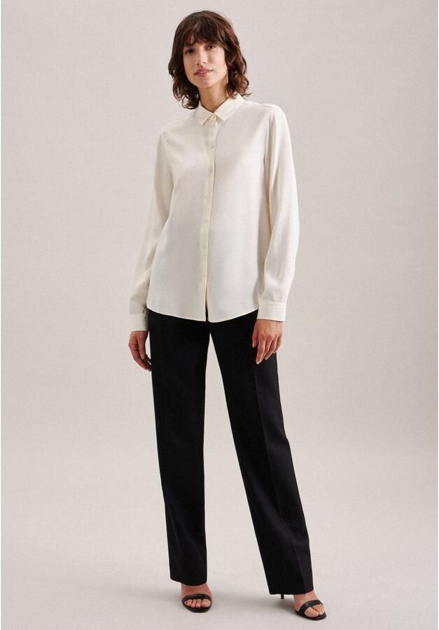 Seidensticker Overhemdblouse Lange mouwen kraag uni - Foto 6