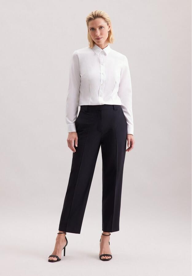 Seidensticker Shirt Blouse Slim fit Wit Dames - Foto 6