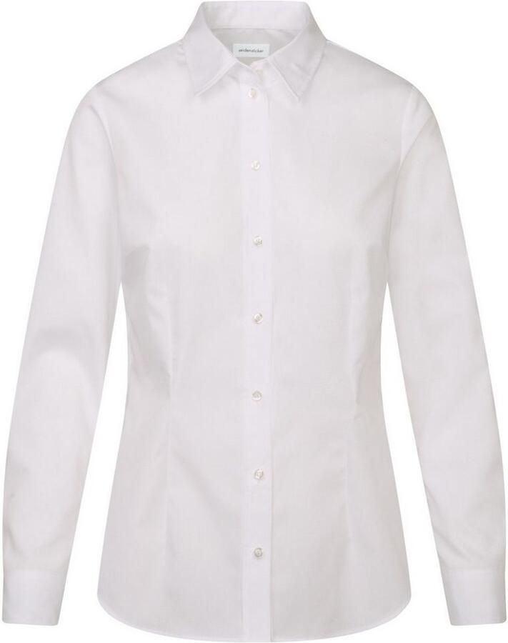 Seidensticker Shirt Blouse Slim fit Wit Dames