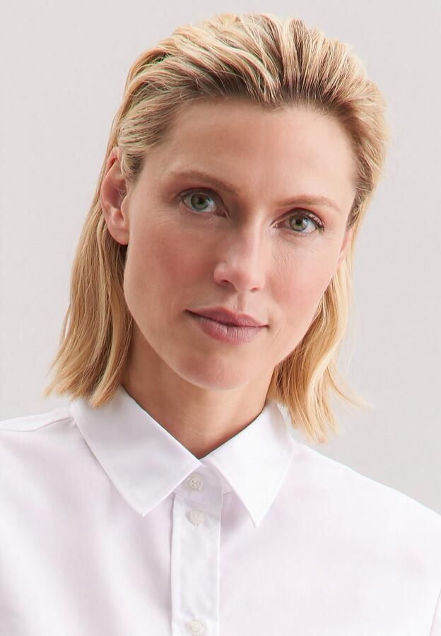 Seidensticker Shirt Blouse Slim fit Wit Dames - Foto 10