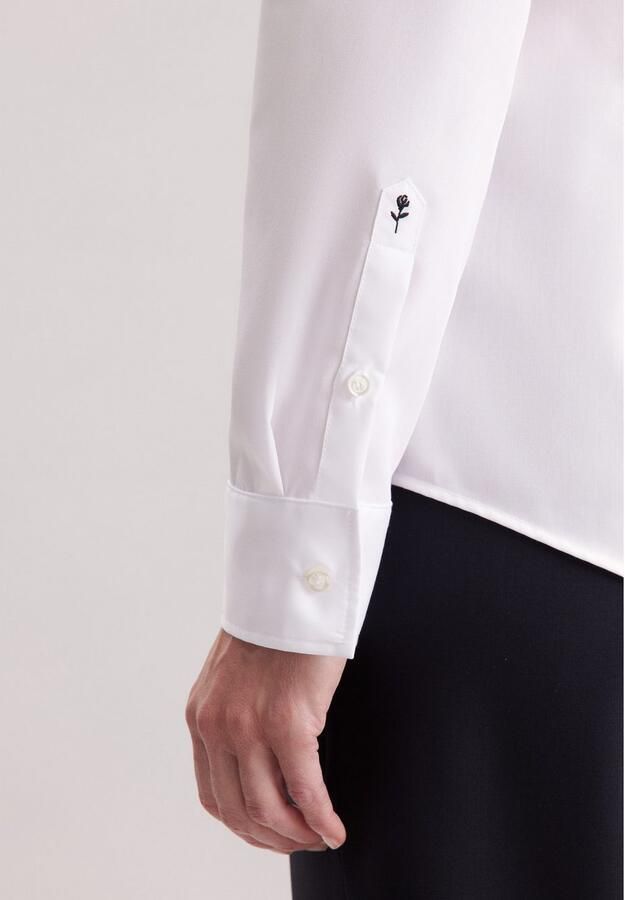 Seidensticker Shirt Blouse Slim fit Wit Dames - Foto 7