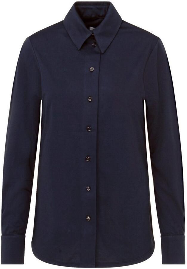 Seidensticker Overhemdblouse Zwarte roos 1 1 kraag uni - Foto 2