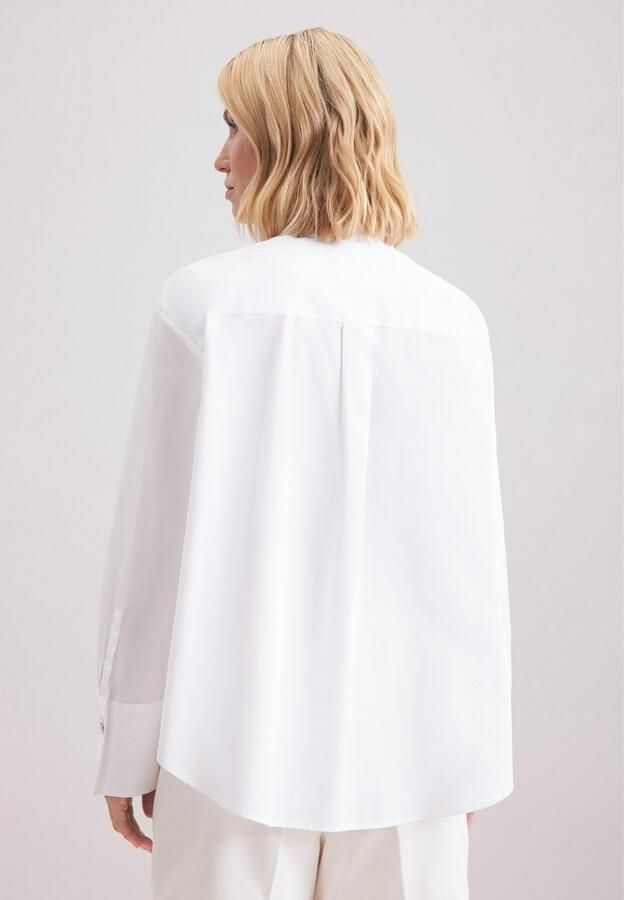 Seidensticker Overhemdblouse Zwarte roos 1 1 kraag uni - Foto 4