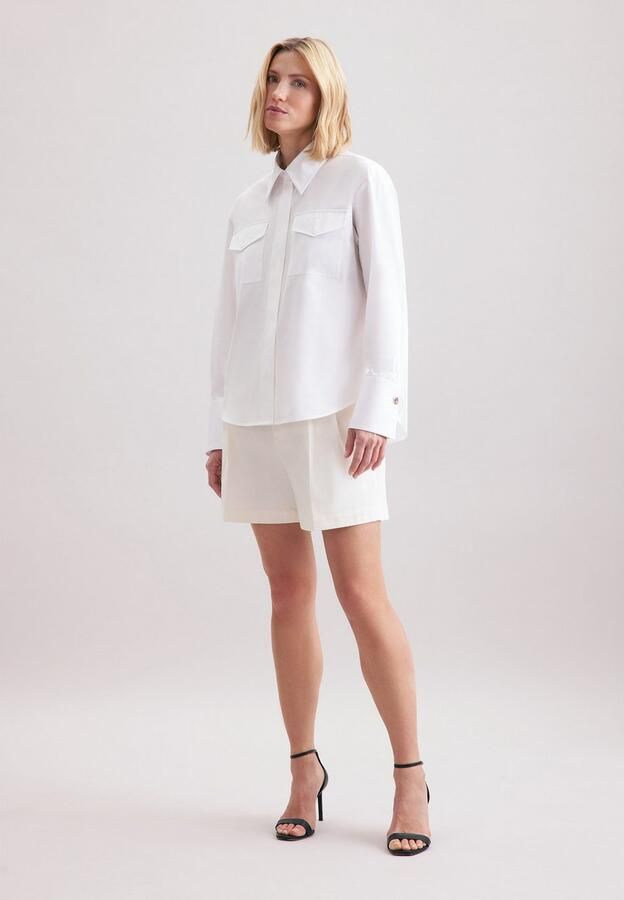 Seidensticker Overhemdblouse Zwarte roos 1 1 kraag uni - Foto 6