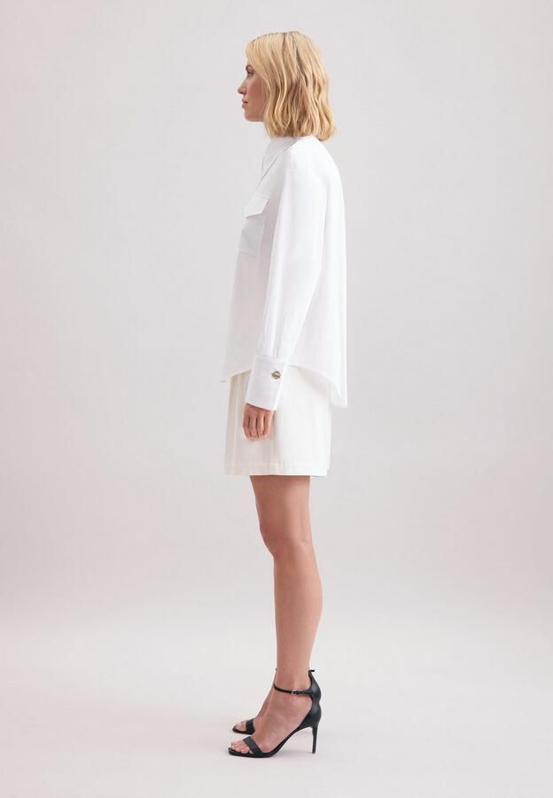 Seidensticker Overhemdblouse Zwarte roos 1 1 kraag uni - Foto 7