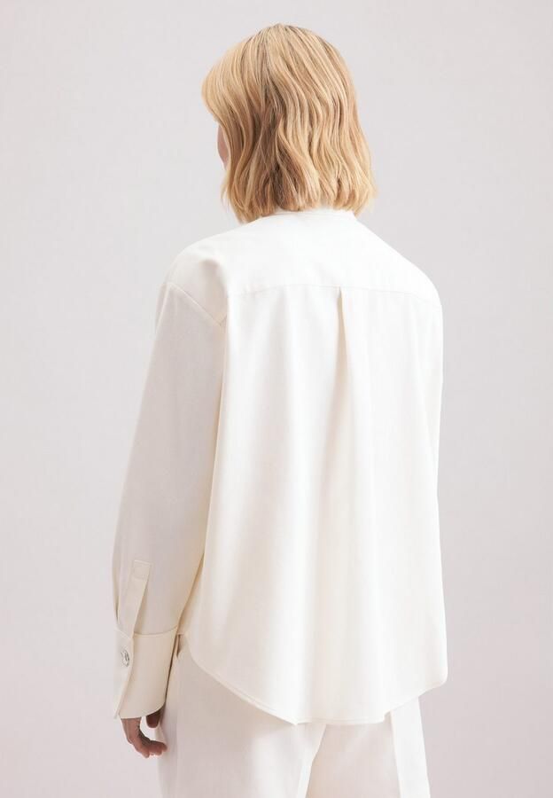 Seidensticker Overhemdblouse Zwarte roos 1 1 kraag uni - Foto 5