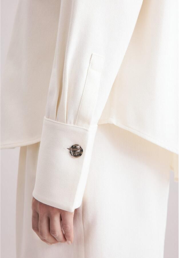 Seidensticker Overhemdblouse Zwarte roos 1 1 kraag uni - Foto 3