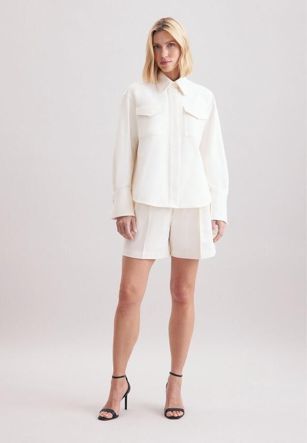 Seidensticker Overhemdblouse Zwarte roos 1 1 kraag uni - Foto 6