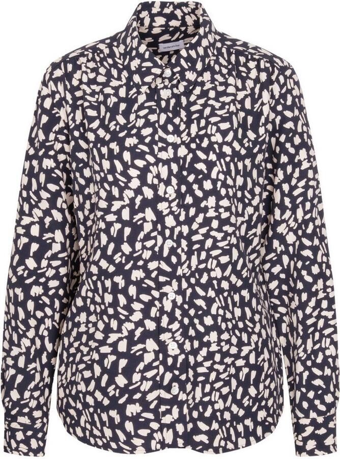 Seidensticker Overhemdblouse Zwarte roos