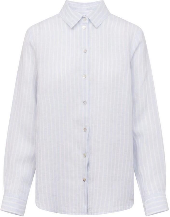 Seidensticker Overhemdblouse Zwarte roos Lange mouwen kraag garenverver