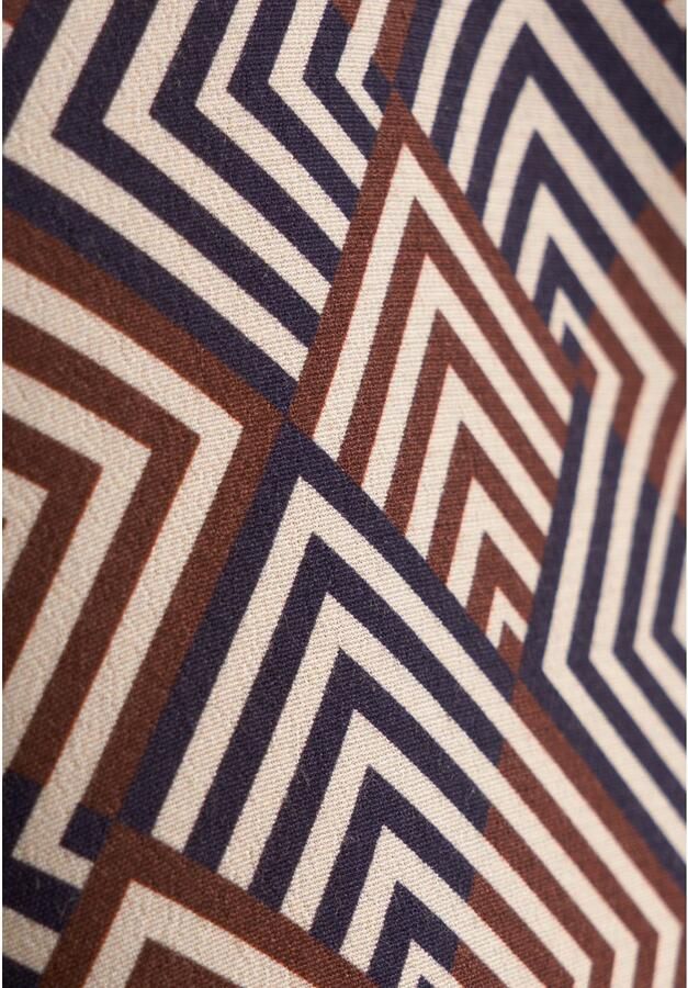 Seidensticker Overhemdblouse Zwarte roos Lange mouwen kraag geometrische motieven - Foto 3