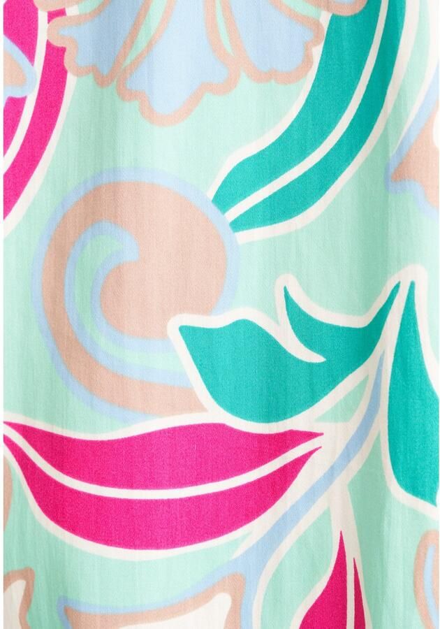 Seidensticker Overhemdblouse Zwarte roos Lange mouwen kraag in bloemmotief - Foto 2