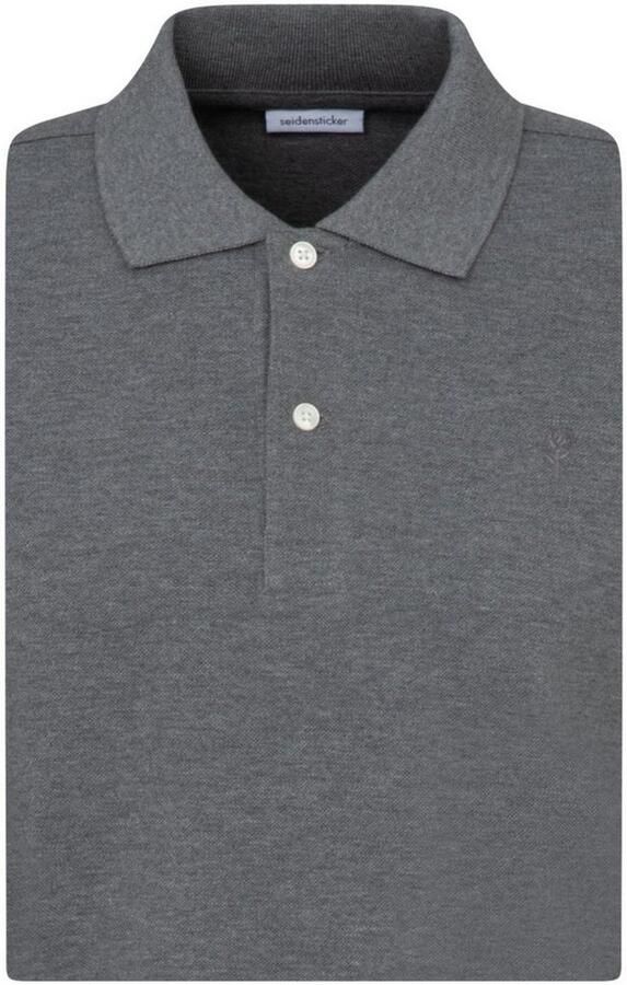 Seidensticker Polo-Shirt Slim Grijs Heren - Foto 6