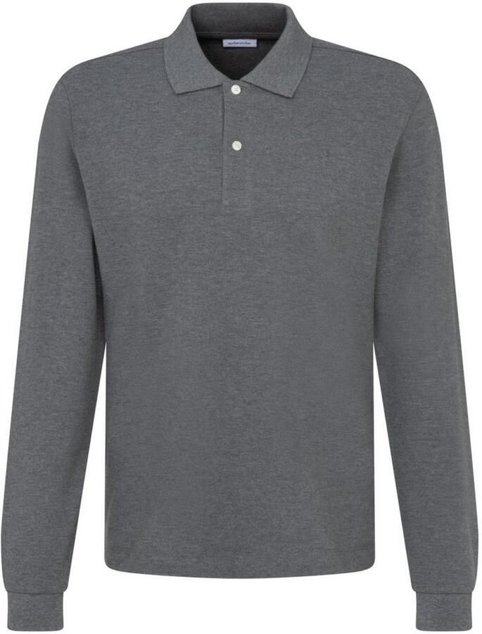 Seidensticker Polo-Shirt Slim Grijs Heren