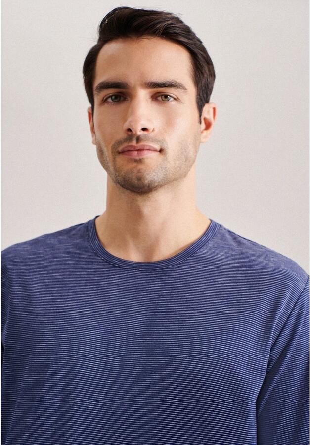 Seidensticker Pyjama Zwarte roos Pyjama bovenstuk effen - Foto 3