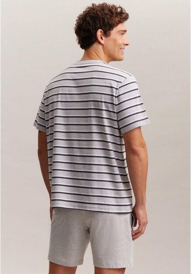 Seidensticker Pyjama Zwarte roos Pyjama bovenstuk met strepen - Foto 5