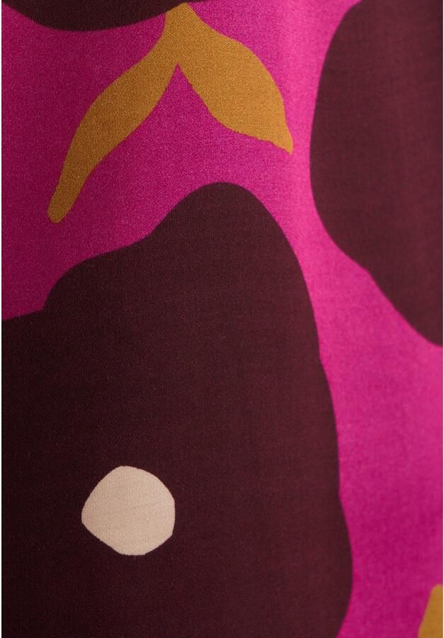 Seidensticker Shirtblouse Zwarte roos Lange mouwen ronde hals print - Foto 2