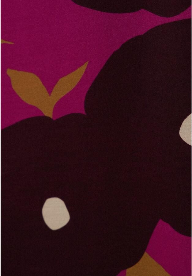 Seidensticker Shirtblouse Zwarte roos Lange mouwen ronde hals print - Foto 5