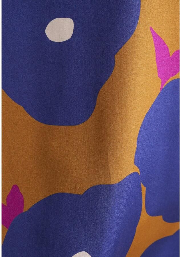 Seidensticker Shirtblouse Zwarte roos Lange mouwen ronde hals print - Foto 2