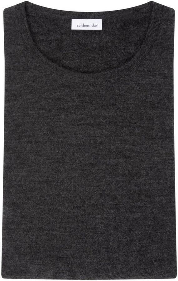 Seidensticker Slip-over Zwarte roos Ronde hals uni - Foto 8