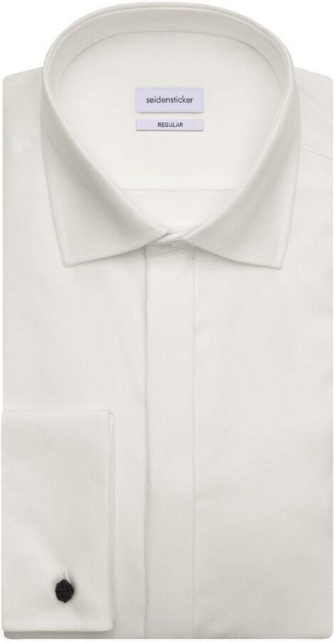Seidensticker Smokingoverhemd Regular lange mouwen kentkraag uni - Foto 7