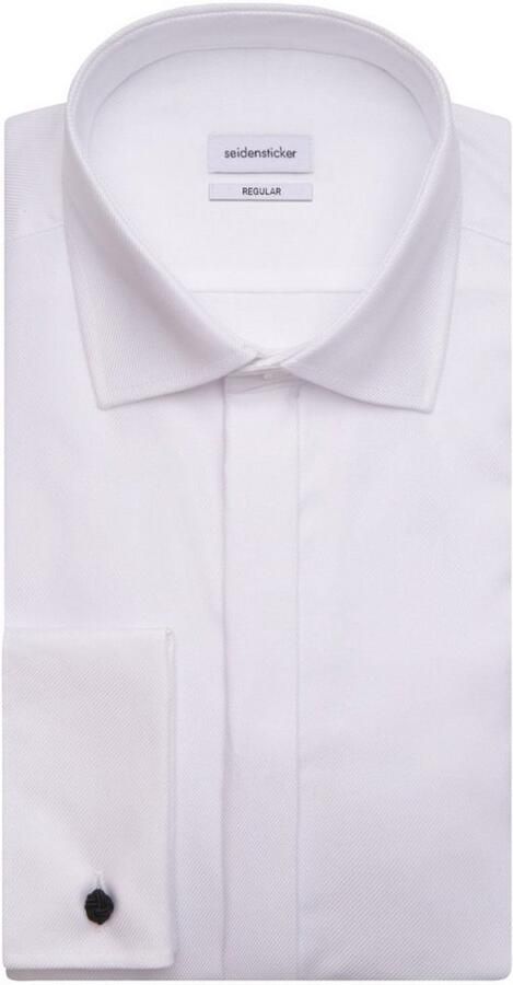 Seidensticker Smokingoverhemd Regular lange mouwen kentkraag uni - Foto 7