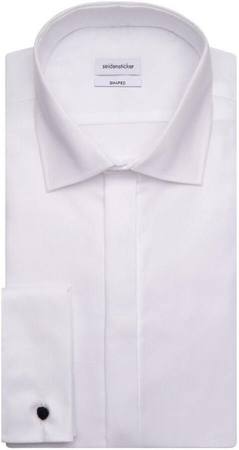 Seidensticker Smokingoverhemd Shaped lange mouwen kentkraag uni - Foto 8