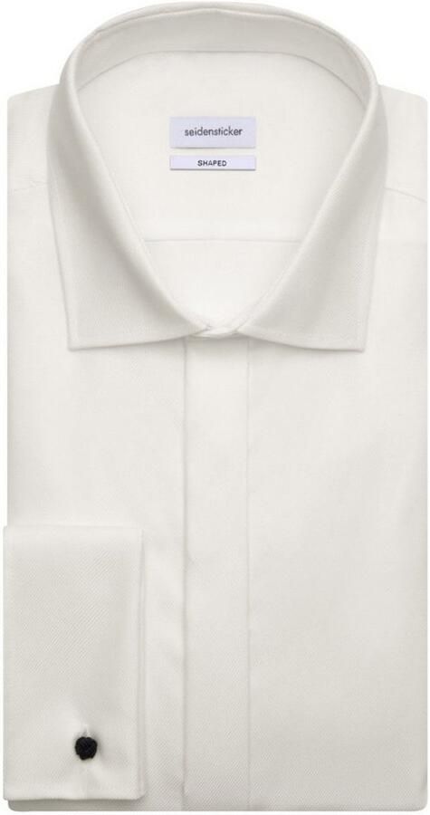Seidensticker Smokingoverhemd Shaped lange mouwen kentkraag uni - Foto 8