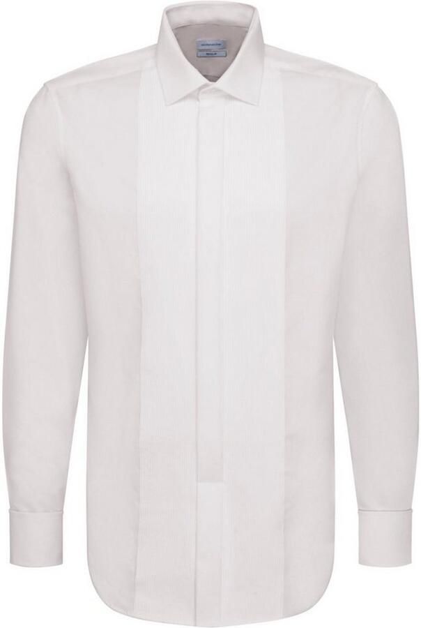 Seidensticker regular fit strijkvrij overhemd wit - Foto 5
