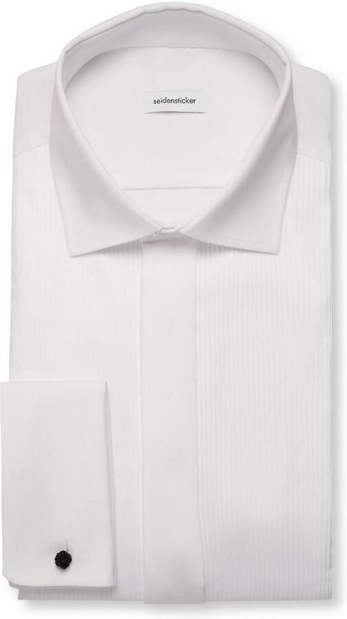 Seidensticker regular fit strijkvrij overhemd wit - Foto 6