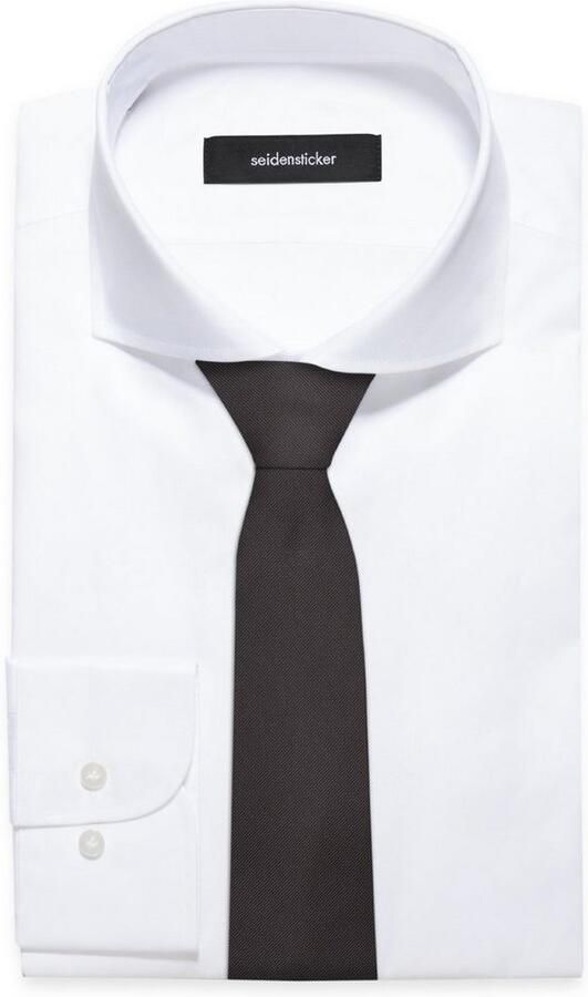 Seidensticker Stropdas Zwarte roos Breed (7 cm) uni - Foto 3