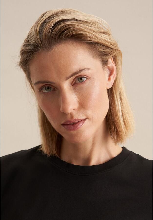 Seidensticker T-shirt 1 2 ronde hals uni