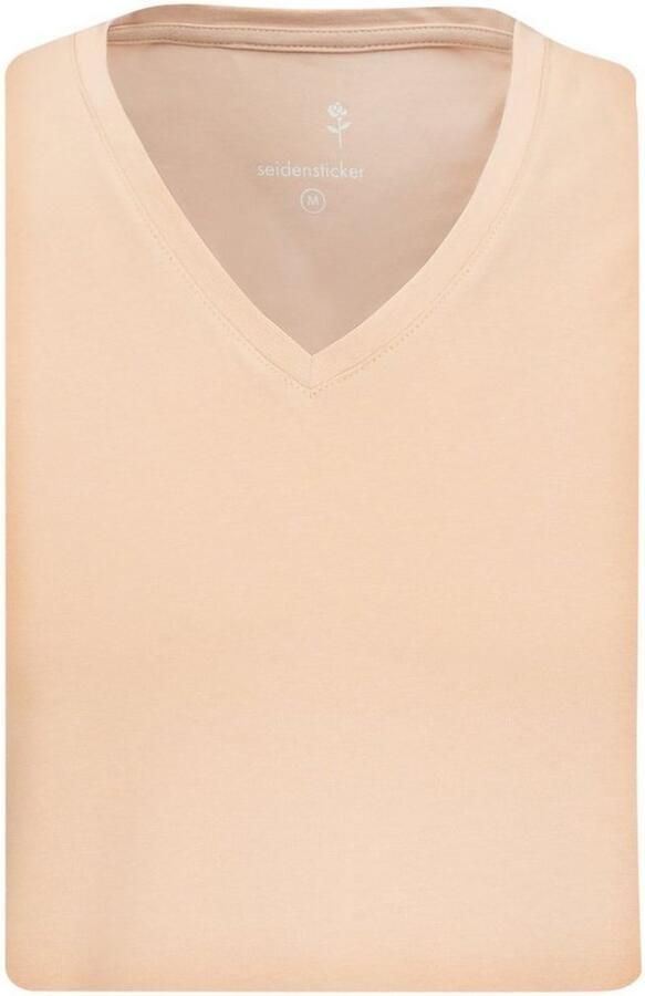 Seidensticker slim T-shirt lichtbruin - Foto 8