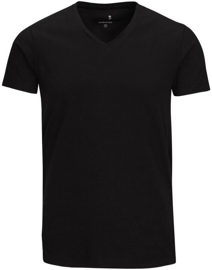 Seidensticker T-shirt 1 2 v-neck uni