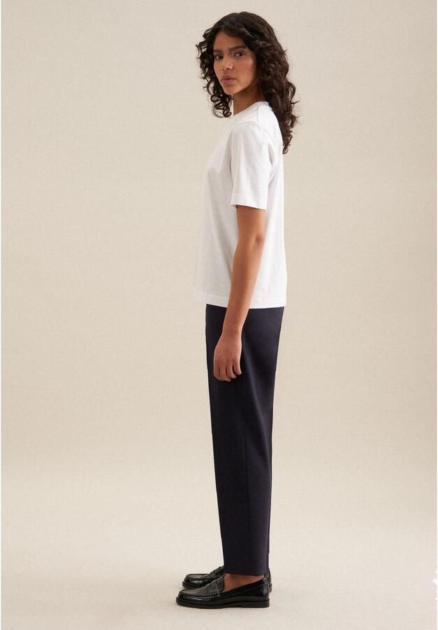 Seidensticker T-shirt THE TSHIRT Korte mouwen ronde hals uni - Foto 2