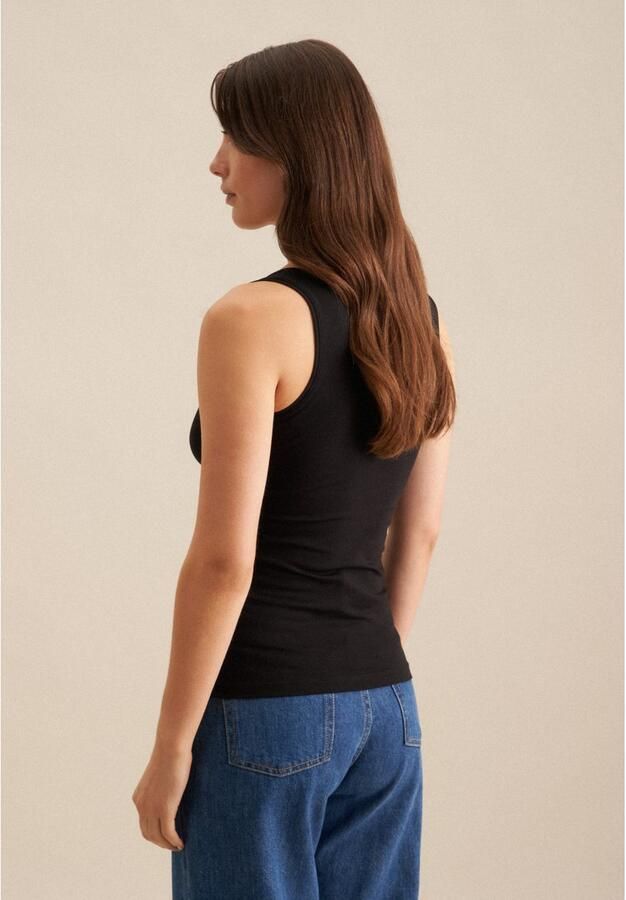 Seidensticker Top Zonder mouwen ronde hals uni - Foto 4