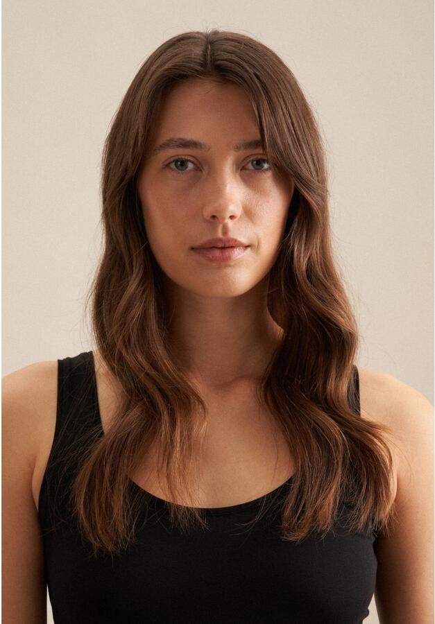 Seidensticker Top Zonder mouwen ronde hals uni