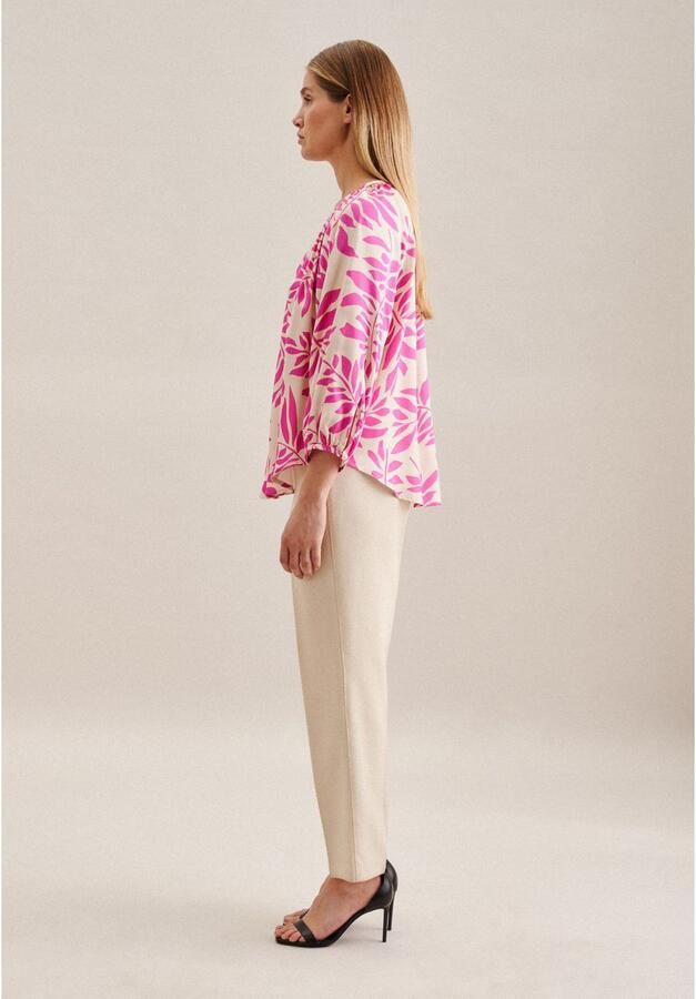 Seidensticker Blouse van viscose met all-over motief - Foto 5