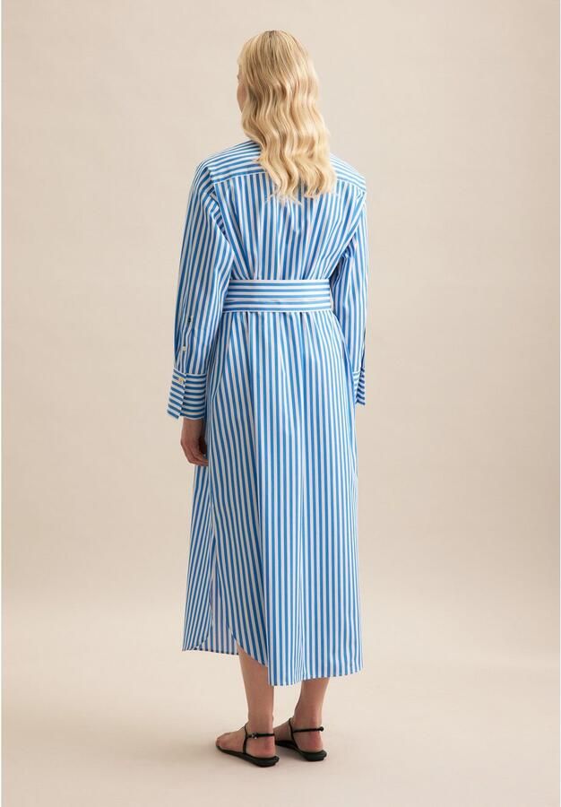 Seidensticker Zomerjurk Zwarte roos 1 1 kraag met strepen - Foto 4