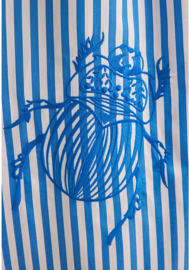 Seidensticker Zomerjurk Zwarte roos 1 1 kraag met strepen - Foto 2