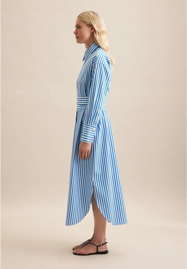 Seidensticker Zomerjurk Zwarte roos 1 1 kraag met strepen - Foto 6