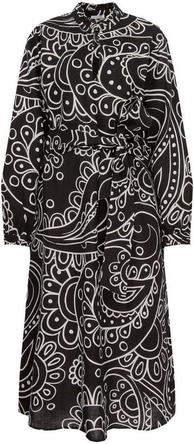 Seidensticker Zomerjurk Zwarte roos 1 1 ronde hals paisley - Foto 7