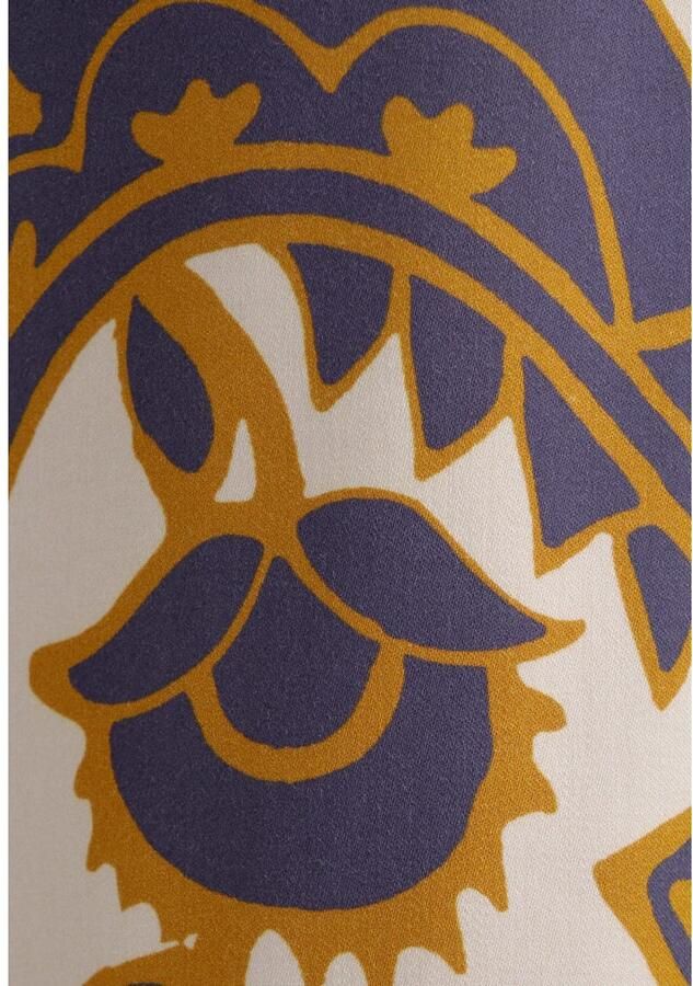 Seidensticker Zomerjurk Zwarte roos 3 4-mouw v-hals paisley - Foto 2